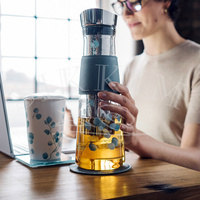 Karafka Szklana JM z zaparzaczem `Eucalyptus` 1250ml